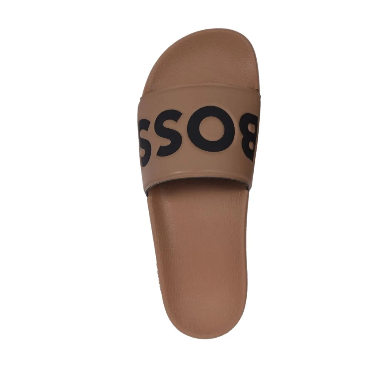 BOSS Logo Aryeh Beige Slides