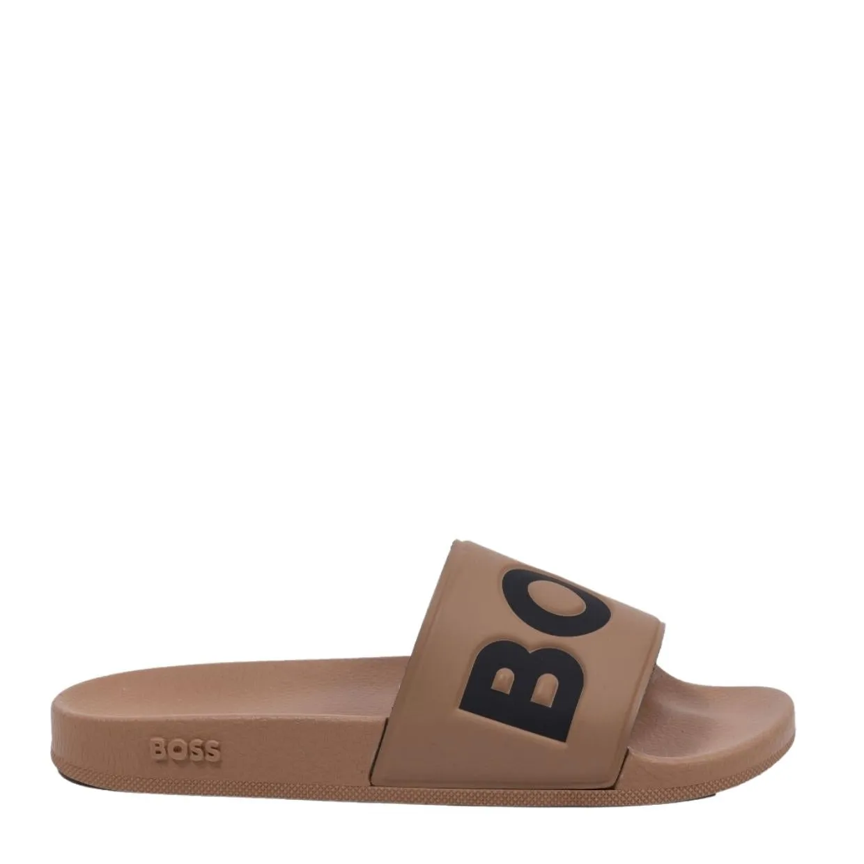 BOSS Logo Aryeh Beige Slides