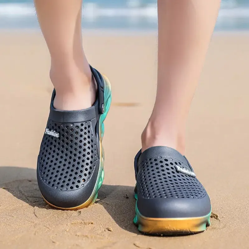 Colourful Beach Crocs Shoes