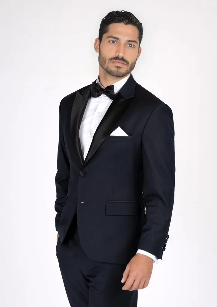 Dean Dark Navy Twill Tuxedo