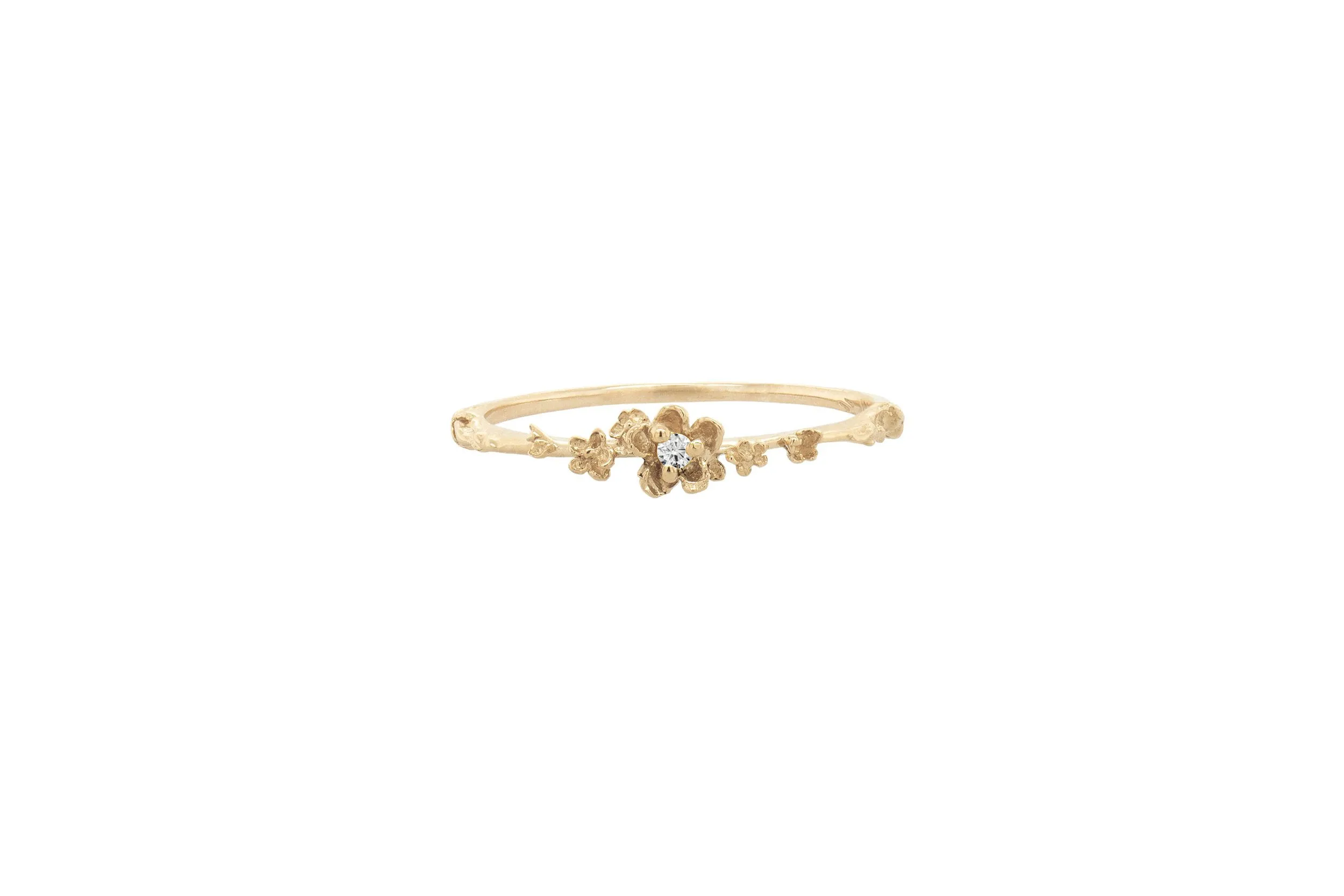 Diamond Buttercup Ring