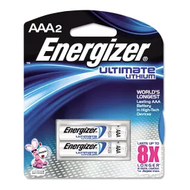 Energizer L92BP-2 AAA Industrial Lithium Battery - 1.5V - 2-Pack