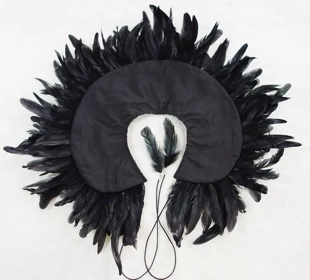 Feather Collar - Black