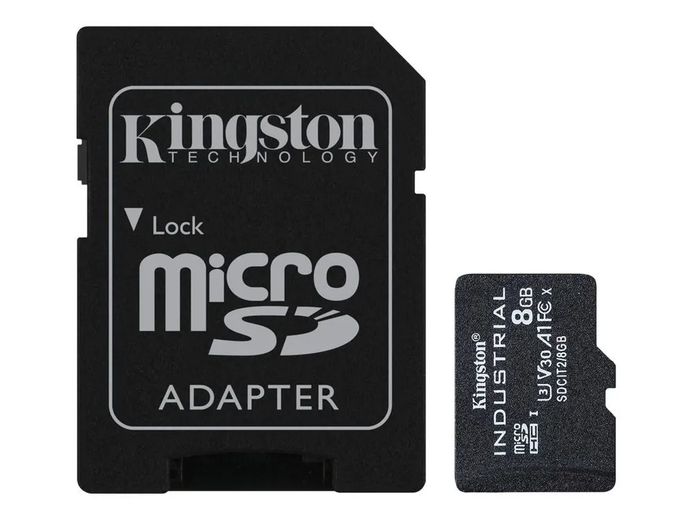 Kingston Industrial - Flash Memory Card - 8 Gb - Microsdhc Uhs-I