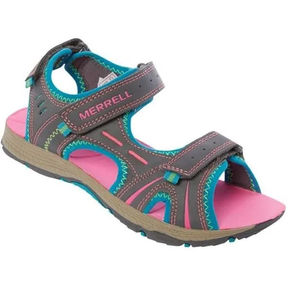 Merrell Panther Girls Kids & Youths Sandals in Turquoise Pink us 11-4