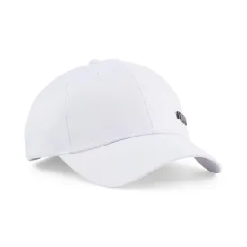 Puma 3D Metal Logo Cap WHITE