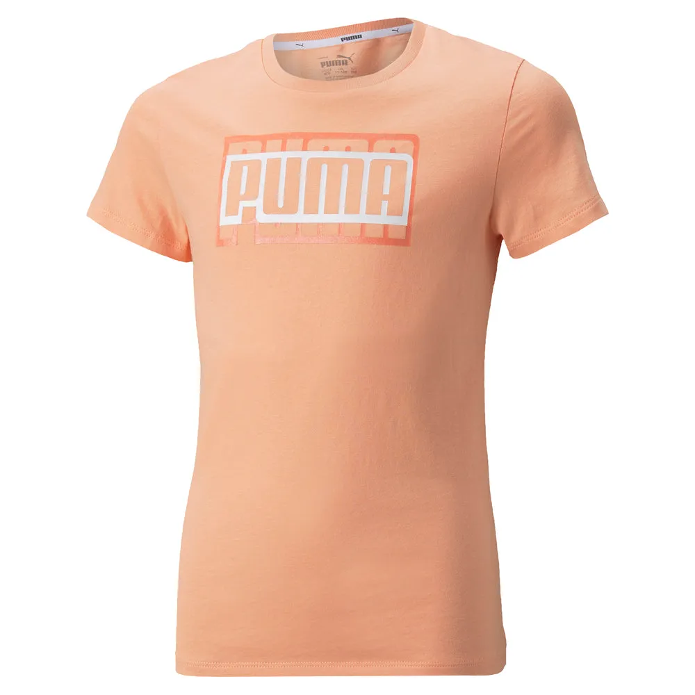 PUMA ALPHA GIRLS' TEE JR PINK