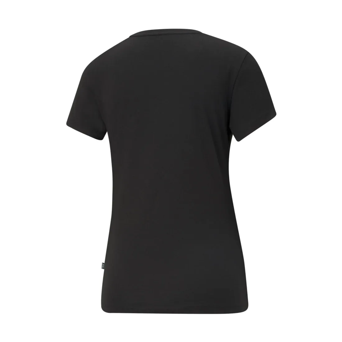 PUMA ESSENTIALS SMALL LOGO WOMEN'S TEE BLACK