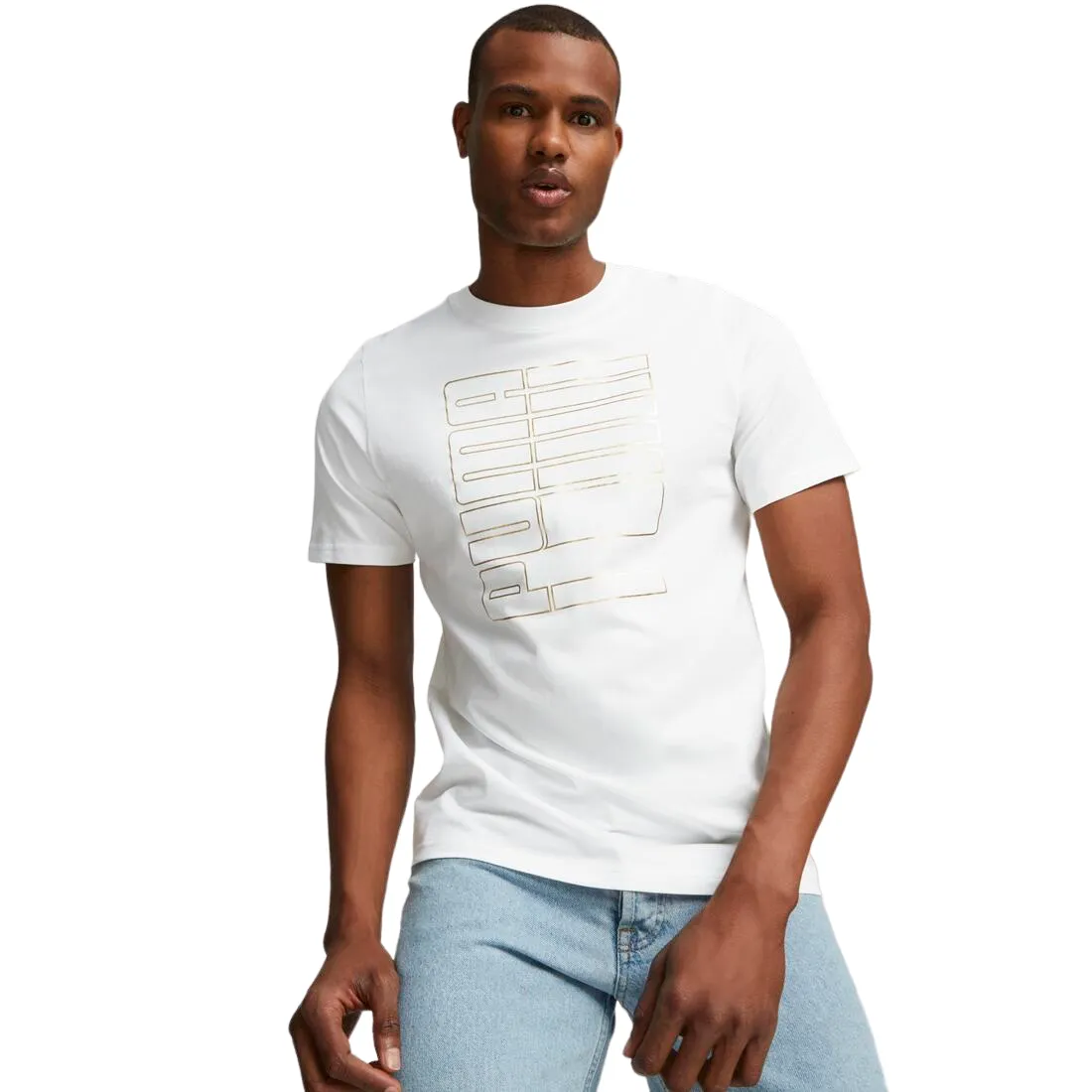 PUMA Graphics Foil Men's Tee White