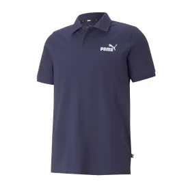 PUMA MEN ESSENTIALS PIQUE MEN'S POLO SHIRT POLO NAVY