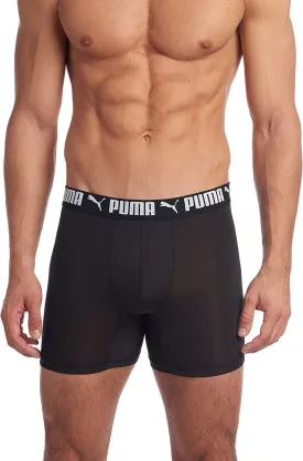 PUMA Men's 4-Pack Performance Boxer Briefs