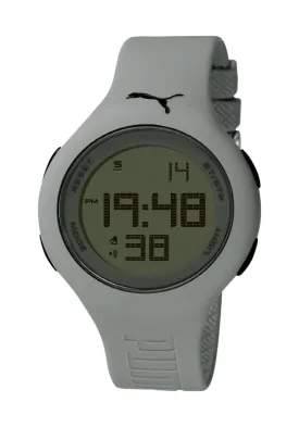 Puma Men's Active  Grey Polyurethane Digital Dial Quartz Watch