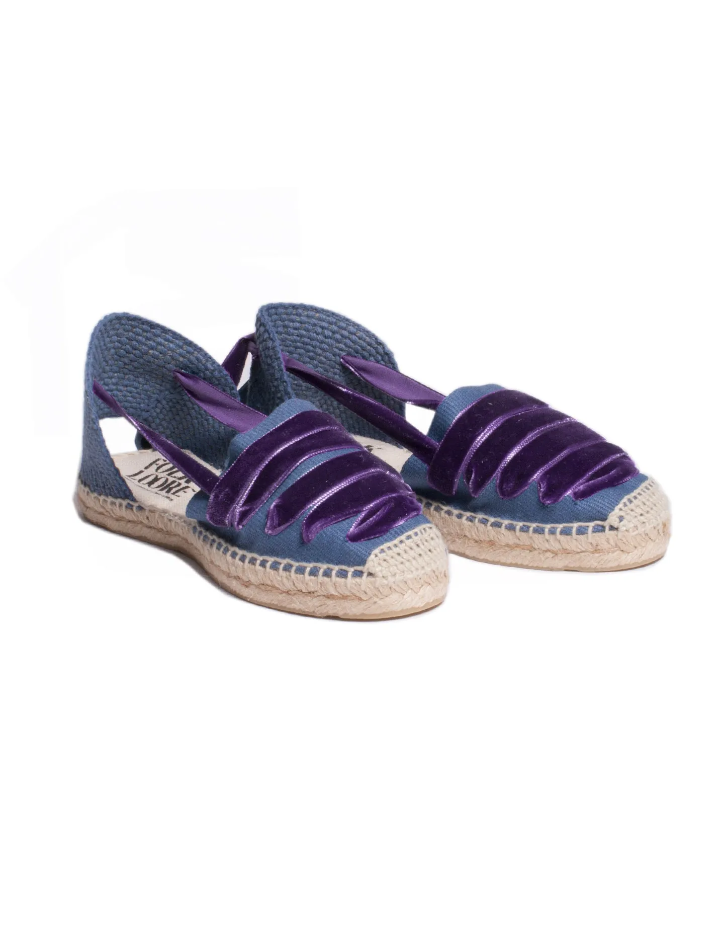 Spanish velvet espadrillas