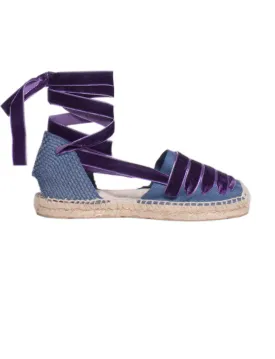 Spanish velvet espadrillas