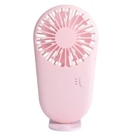 USB Mini Fan Hanging Neck Handheld Pocket Portable with Bracket