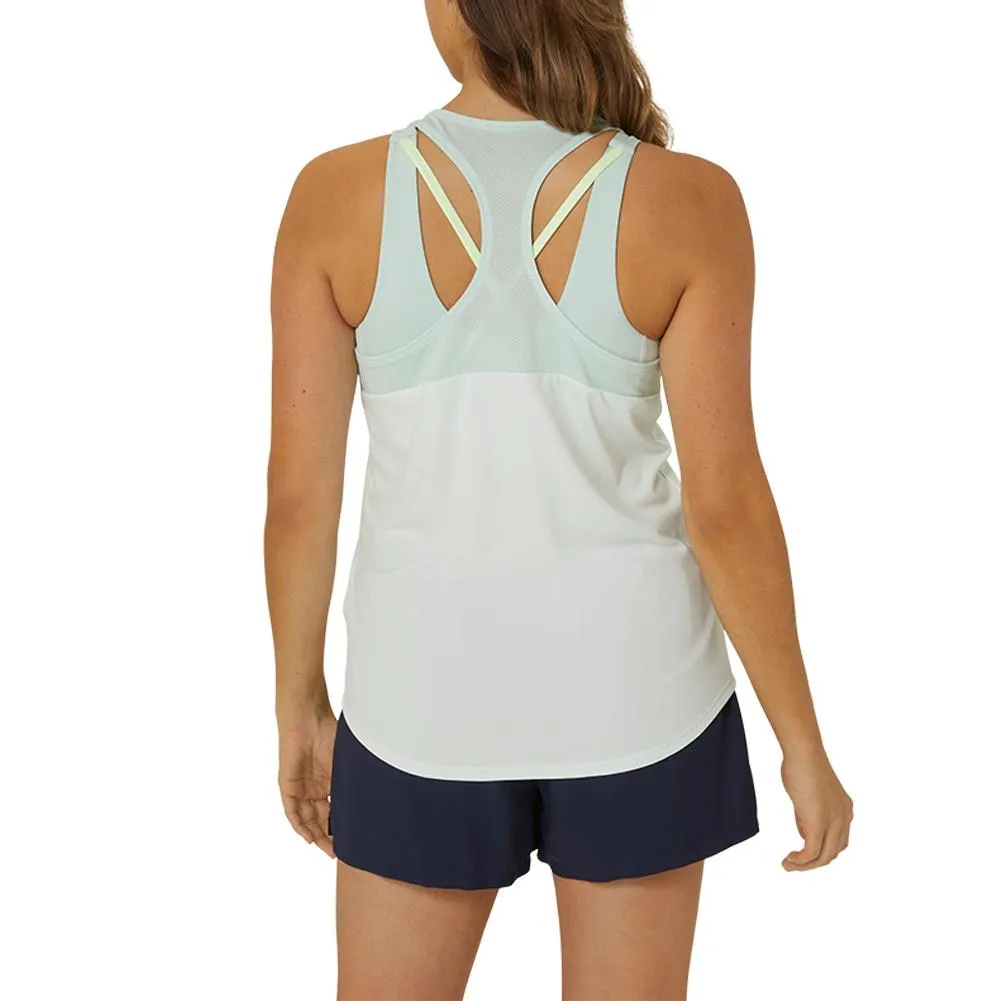 Women's Court Tennis Tank Pale Mint and Pale Blue